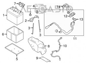 Battery cover Nissan Kicks 18-24