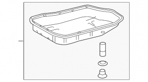 Automatic transmission pan Toyota Avalon 08-12 3.5