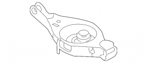 Lower control arm under spring rear left Nissan Altima 19-24 awd