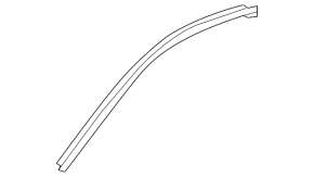 Door molding upper front left Toyota Camry v40 chrome