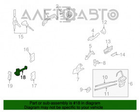 Door limiter front right Hyundai Azera 12-17