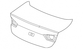 Chevrolet Malibu 16-23 trunk lid