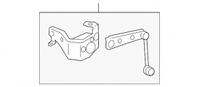 Rear tilt sensor for Lexus LX 98-07