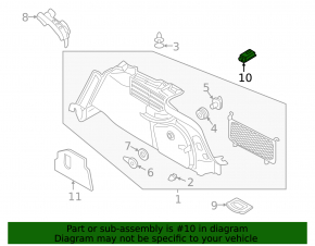 Trunk light in the Audi A5 F5 17-25 trim
