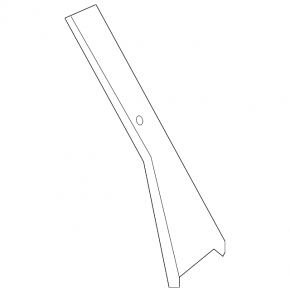 Ford C-max MK2 13-18 rear side door trim, left