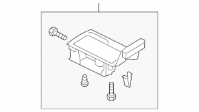 Cup holder Mazda3 03-06