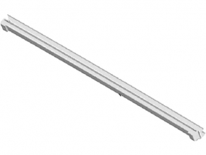 Glass seal inner door rear left Ford Fusion mk5 13-20
