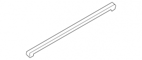 Glass seal inner door rear left Ford Fusion mk5 13-20