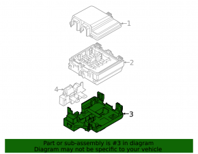 Ford Escape MK4 20-22 Underhood Fuse Box Housing