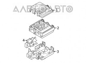 Ford Escape MK4 20-26 Underhood Fuse Box Housing