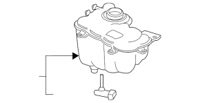Jaguar F-Pace 17-25 Coolant Expansion Tank