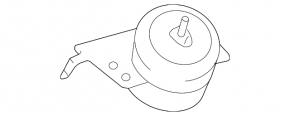 Right engine mount for Toyota Tundra 08-21 4.6, 5.7