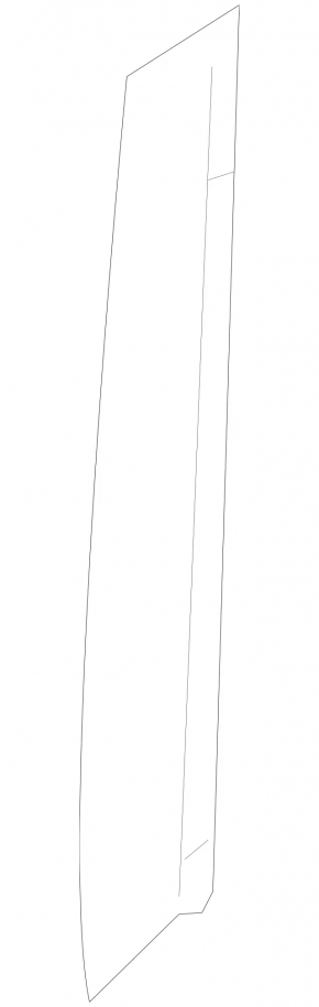 Door trim side front left Mercedes W164 ML