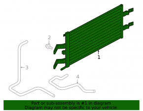 Infiniti QX50 19-25 Oil Cooling Radiator