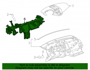 Under-torpedo pipe reinforcement GMC Terrain 10-17