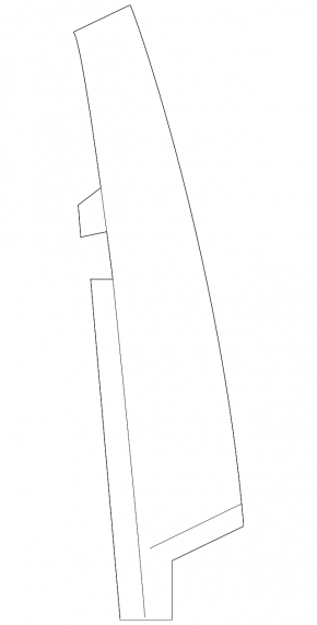 Chevrolet Volt 16- front left side door trim
