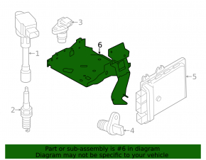 Nissan Rogue Sport 17-19 Engine ECU Bracket
