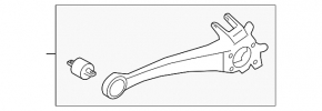 Mitsubishi Outlander 14-16 rear left axle, trailing arm