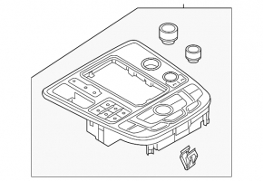 Control panel MMI Audi A6 C7 12-16 for tiptronic