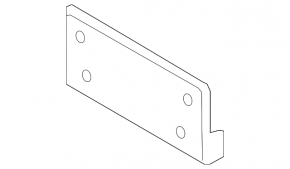 Front bumper platform for BMW X3 F25 11-14 prerest