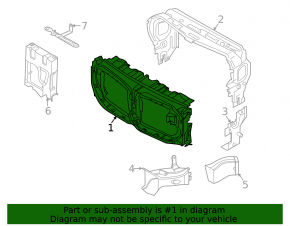 Upper radiator duct BMW X5 G05 19-23 M