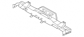Upper radiator deflector BMW X1 U11 24-25 B48