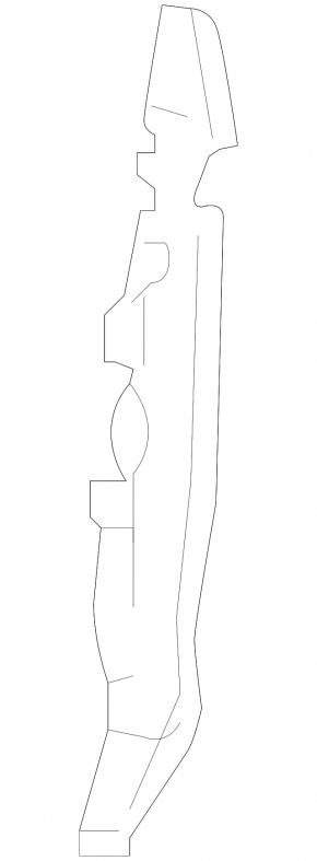Left door-wing seal for Toyota FJ Cruiser 2014