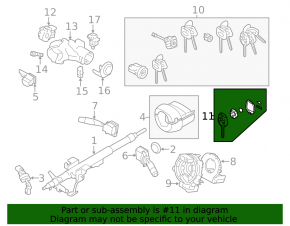 Key Subaru Forester 14-18 SJ 4 buttons