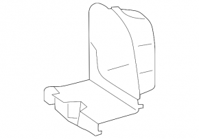 Right trunk pocket for Toyota Rav4 19-25 black