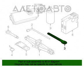 Jack handle Mini Cooper Countryman R60 10-16