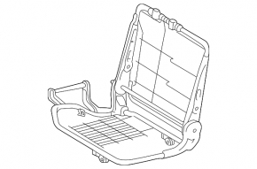 Rear seat row 3 Lexus GX470 03-05