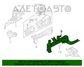 Quarter front left Nissan Rogue 21-23 JP built