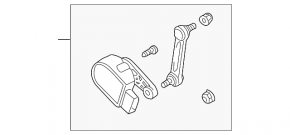 Rear body tilt sensor for Audi Q7 4L 10-15