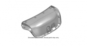 Chevrolet Impala 14-20 Trunk Lid Trim Black