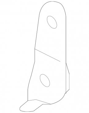 High Signal Bracket for Toyota Prius 50 16-22