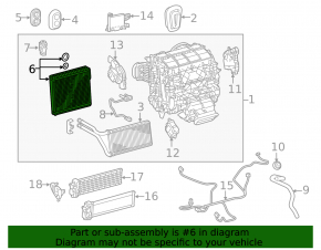 Lexus RX350 Evaporator 16-19