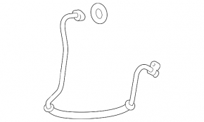 Air conditioner tube condenser-compressor Lexus RX350 16-22