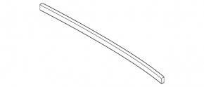 Audi A4 B8 08-16 bonnet seal central