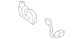 Right hood lock Audi A3 8V 15-20 with sensor