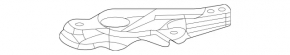 Front subframe burdock rear left Mercedes W167 GLE 350 450 20-23