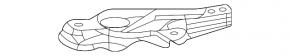Front subframe burdock rear left Mercedes W167 GLE 350 450 20-23