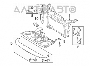Engine protection side right Ford Flex 09-12 prerest