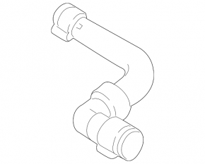 Lower cooling pipe Ford Explorer 16-19 3.7