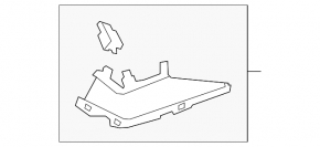 Rear pillar trim left Ford Focus mk3 11-18 5d black