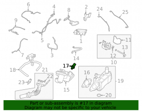 Lincoln Corsair 20-23 2.0 2.3 EGR Pressure Sensor