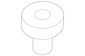 Radiator bracket lower left Mazda 3 19- 2.5