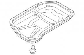 Oil pan for automatic transmission of Audi A8 11-18