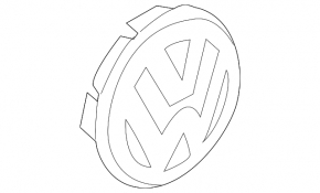 Center cap for disk VW Touareg 11-17