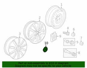 Center cap for disk VW Touareg 11-17