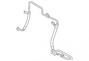 High-pressure power steering hose for Lexus RX300 98-03 rack-pump